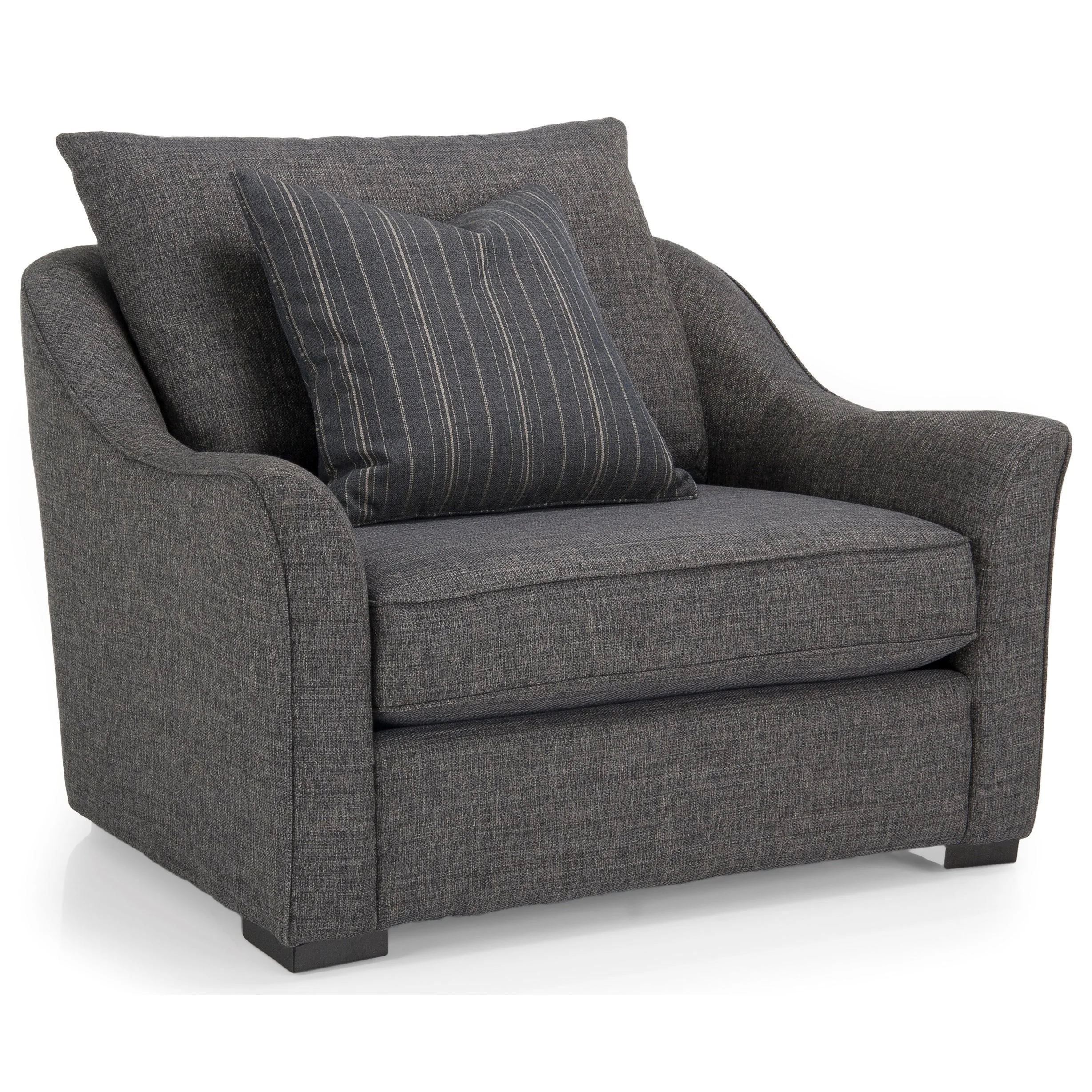 DecorRest 7112 Series 7112 CHAIR N HALF Modern Chair and a Half with